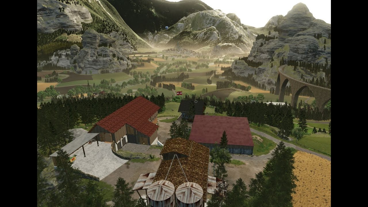 Geistal realistic wiesen Mähen und Hof Besichtigung