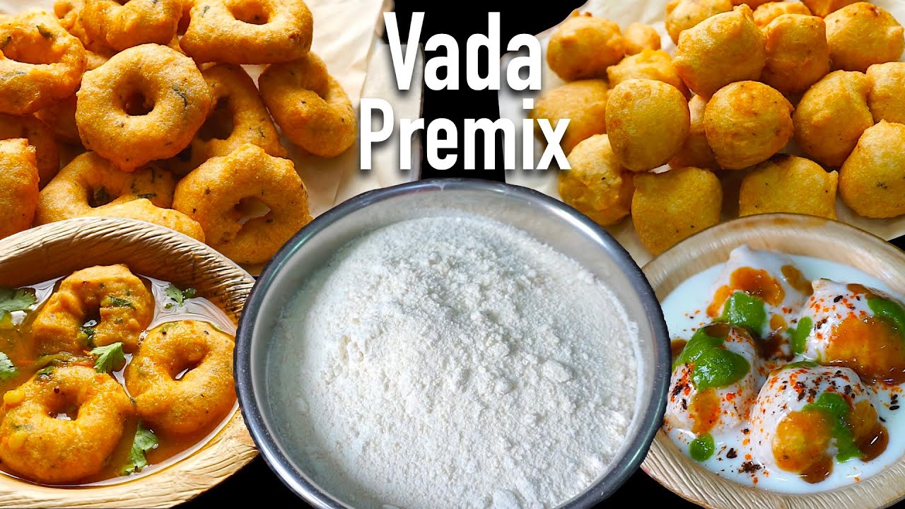 Medu vada premix recipe | vada premix | Dahi vada premix | instant vada ready mix at home