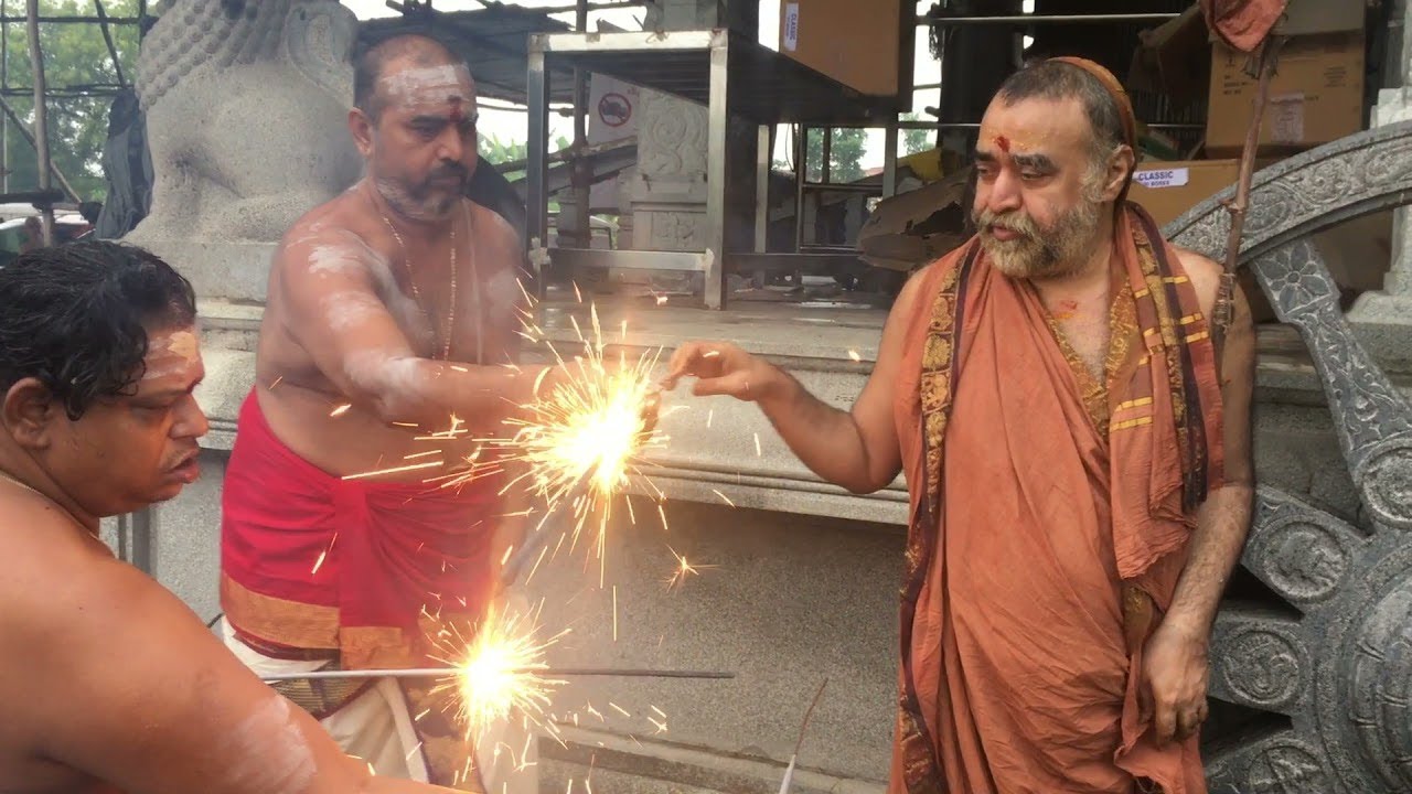 Deepavali the festival of lights | celebrated with devotional fervor at Srimatam | Kanchipuram |