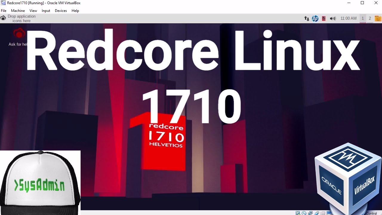 Redcore Linux 1710 Installation + Overview on Oracle VirtualBox [2017]