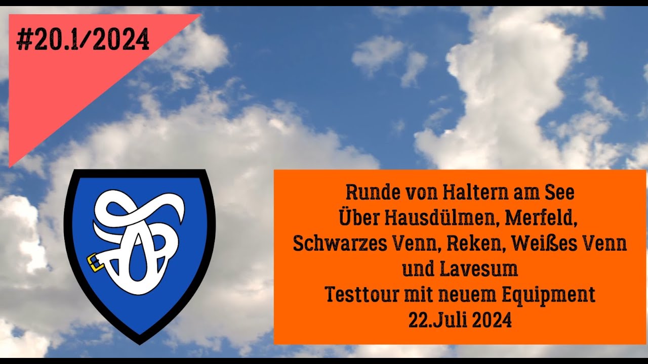 20_1/2024 # Runde von Haltern am See durch das Schwarze und Weiße Venn (mit neuem Equipment)