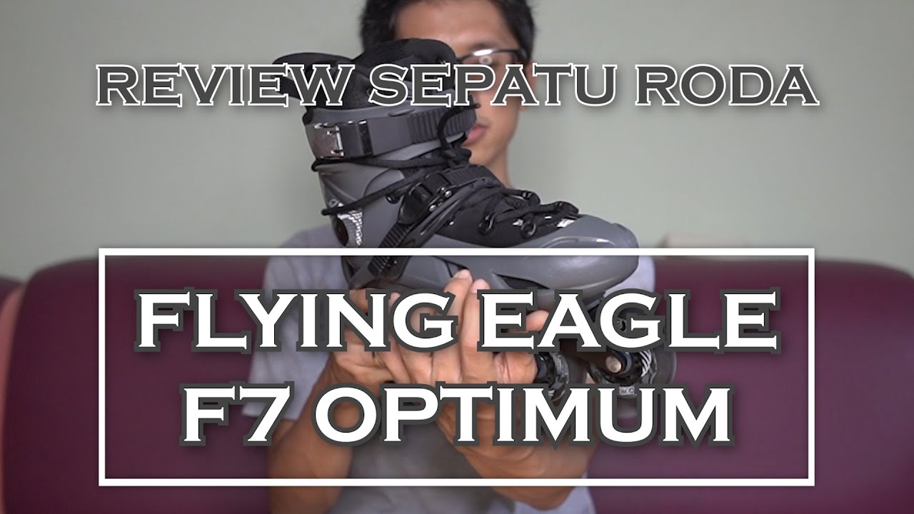 Review Sepatu Roda Flying Eagle F7 Optimum dgn Frame Rockerable