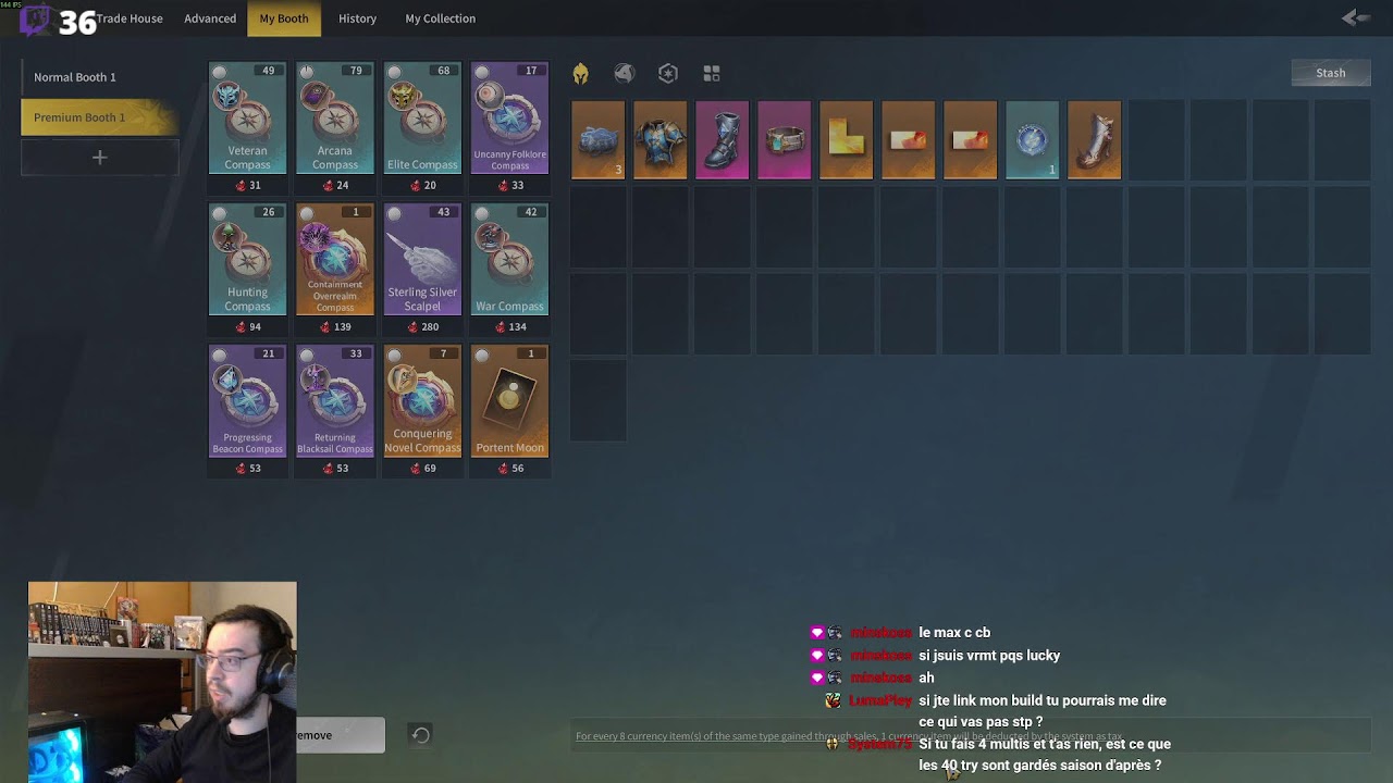 TLI FR: Erika3 Spectral slash profound gods farming, venez discuter et chill, ouvert aux débutants!