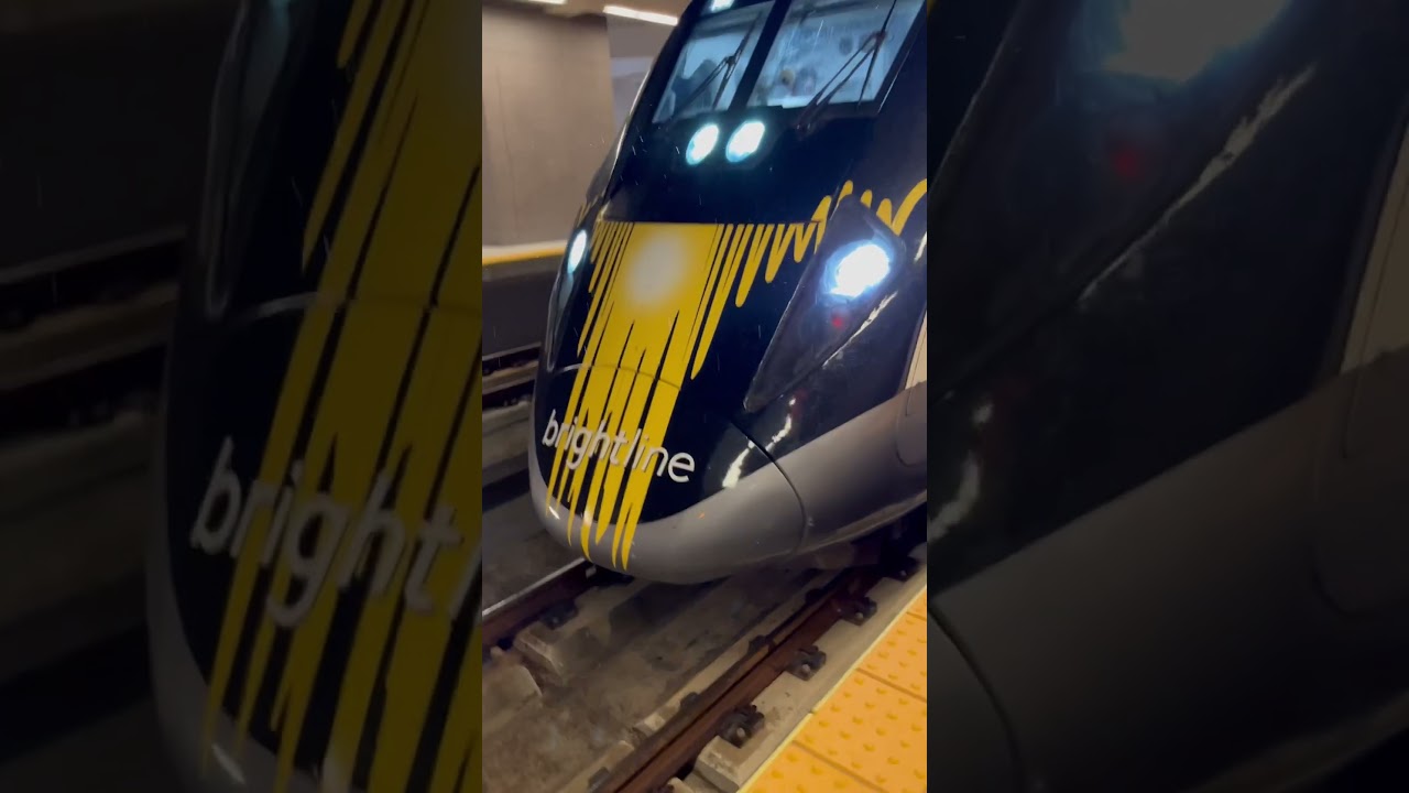 Brightline Speed Train - Miami to Orlando 
