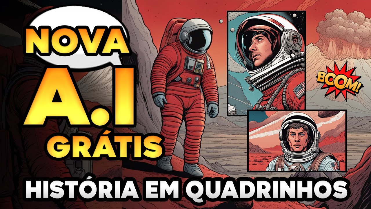 NOVA INTELIGÊNCIA ARTIFICIAL que FAZ QUADRINHOS de GRAÇA - HQ, Mangá