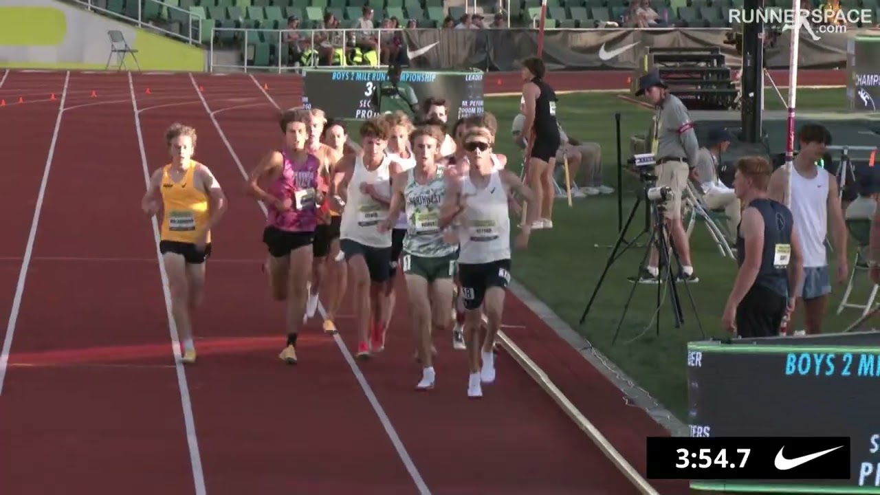 Чемпионат среди юношей, бег на 2 мили, секция 3 &mdash; Nike Outdoor Nationals 2026 [Полная запись забега]
