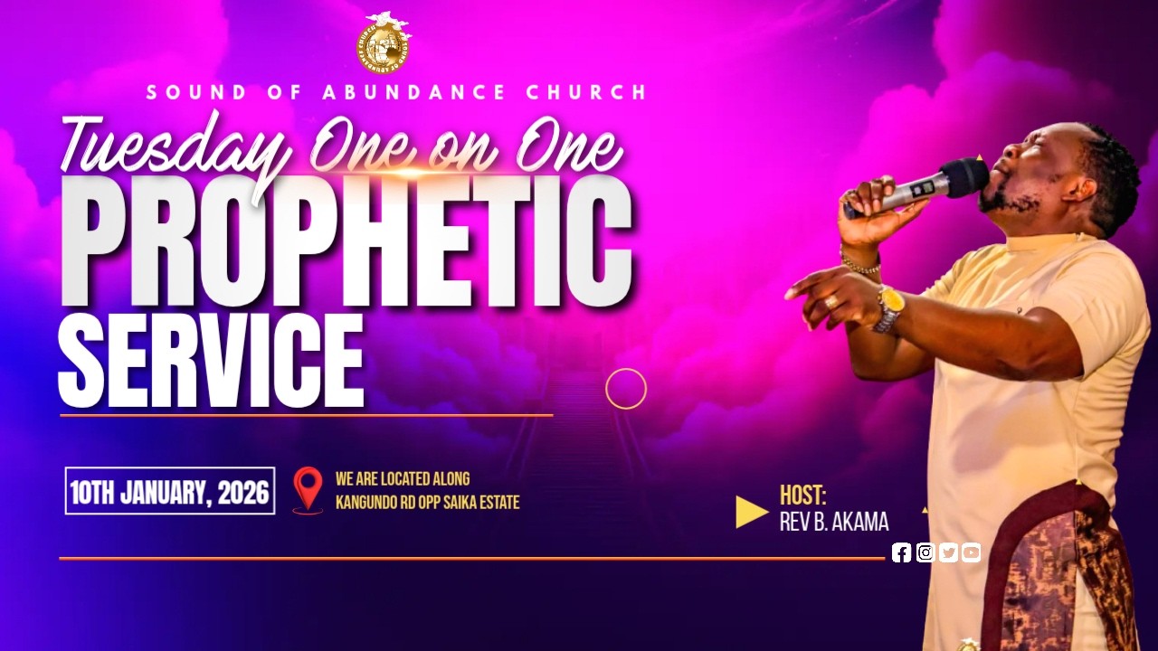 𝐓𝐔𝐄𝐒𝐃𝐀𝐘 𝐎𝐍𝐄 𝐎𝐍 𝐎𝐍𝐄 𝐏𝐑𝐎𝐏𝐇𝐄𝐓𝐈𝐂 𝐀𝐏𝐏𝐎𝐈𝐍𝐓𝐌𝐄𝐍𝐓𝐒 | 𝐒𝐎𝐔𝐍𝐃 𝐎𝐅 𝐀𝐁𝐔𝐍𝐃𝐀𝐍𝐂𝐄 𝐂𝐇𝐔𝐑𝐂𝐇 | 10.02.❷⓿❷6