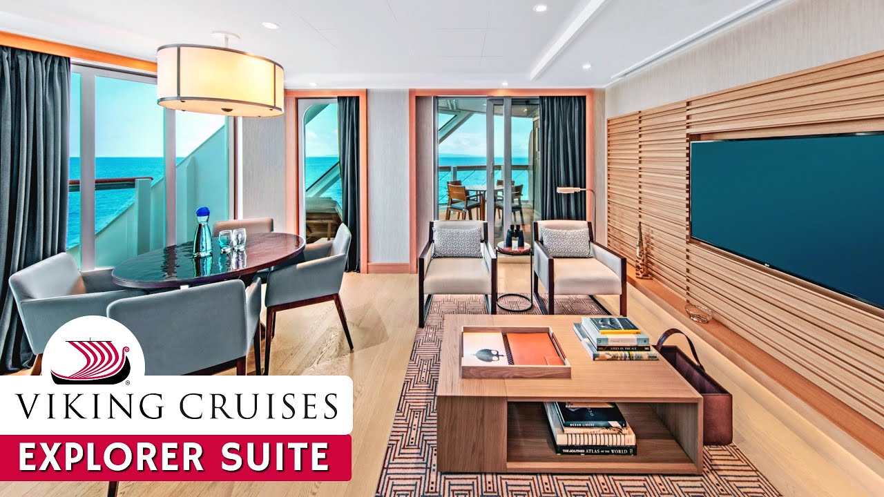Viking Ocean | Explorer Suite ES1 Walkthrough Tour & Review 4K | Viking Ocean Cruises