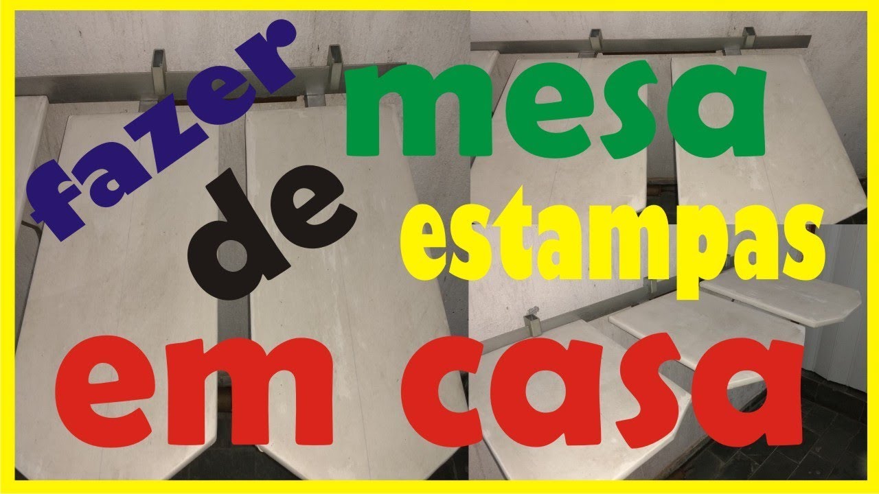 Como fazer mesa serigrafia em casa