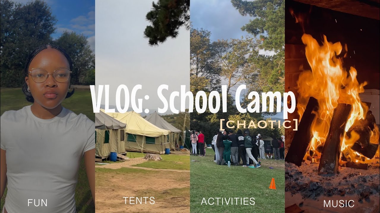 School camp vlog ‘25 | games | army course | singing | pillow fight & more | South African Youtuber 