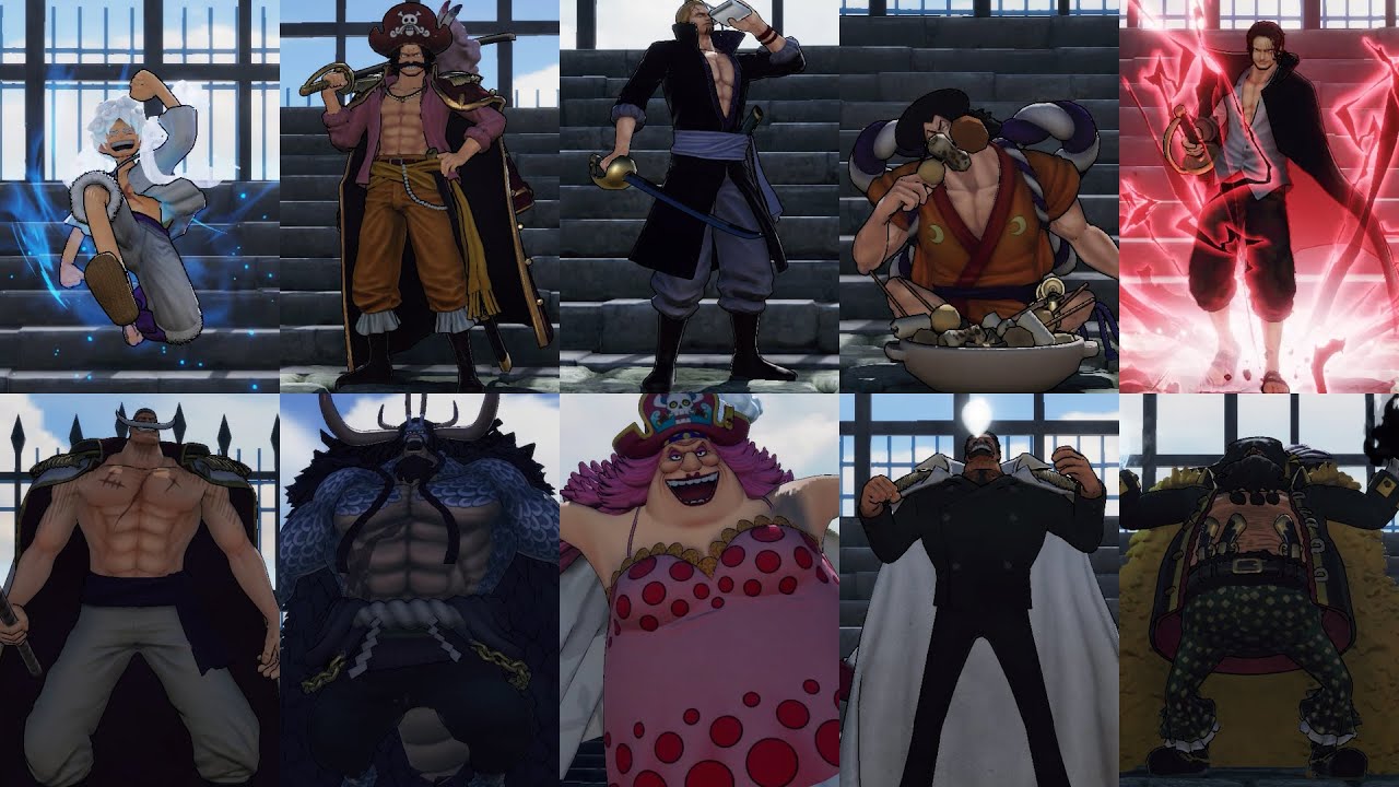 One Piece Pirate Warriors 4 - All Character Taunts