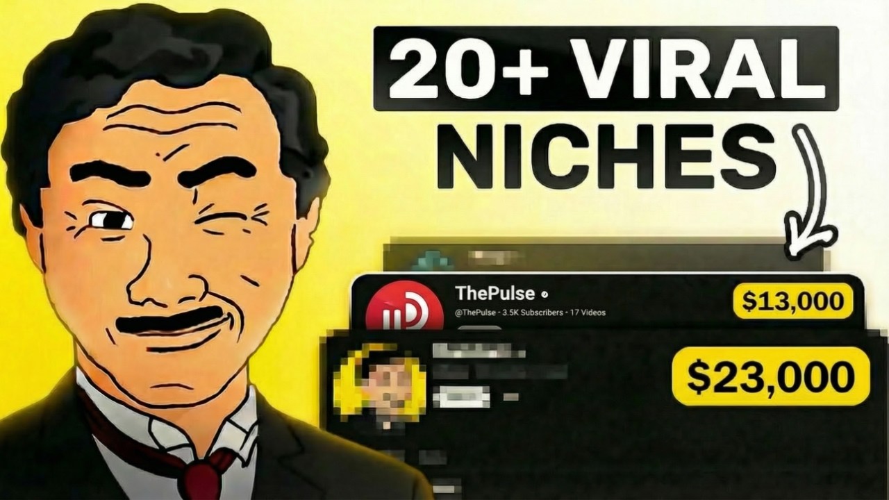 These 20 YouTube Niches Are Blowing Up Right Now (2026 Algorithm)