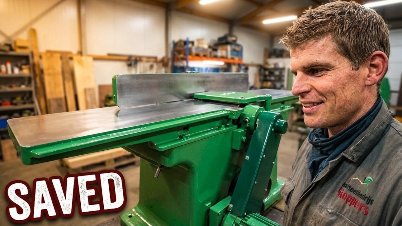 100+ year old 53cm jointer full restoration Kirchner Leipzig