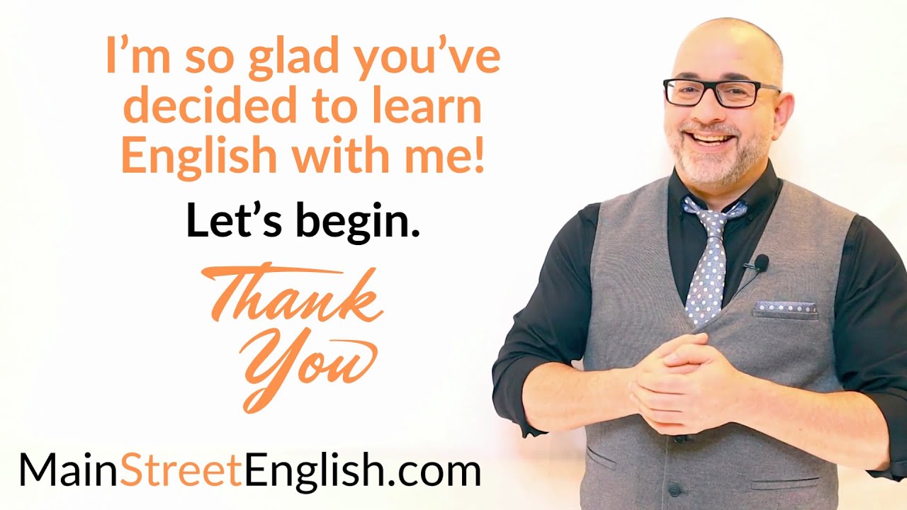 Welcome To Main Street English || English Learning Made Easy || ESL Learners || English Lessons 📚