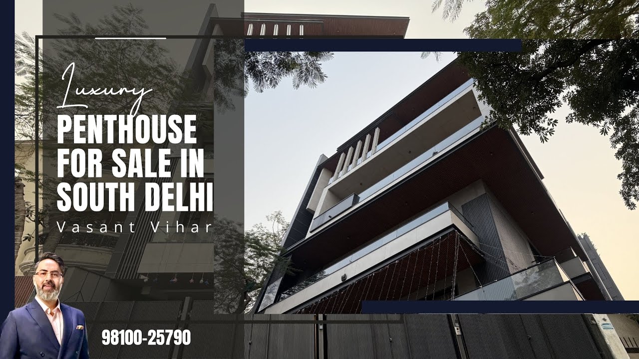 Unmatched Luxury - 400 Yards Penthouse in Vasant Vihar South Delhi | Luxury 4 BHK with Terrace #sdff
