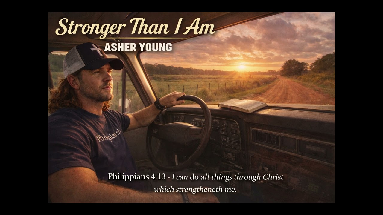 Asher Young - Stronger Than I Am Christian Country (Official Audio)