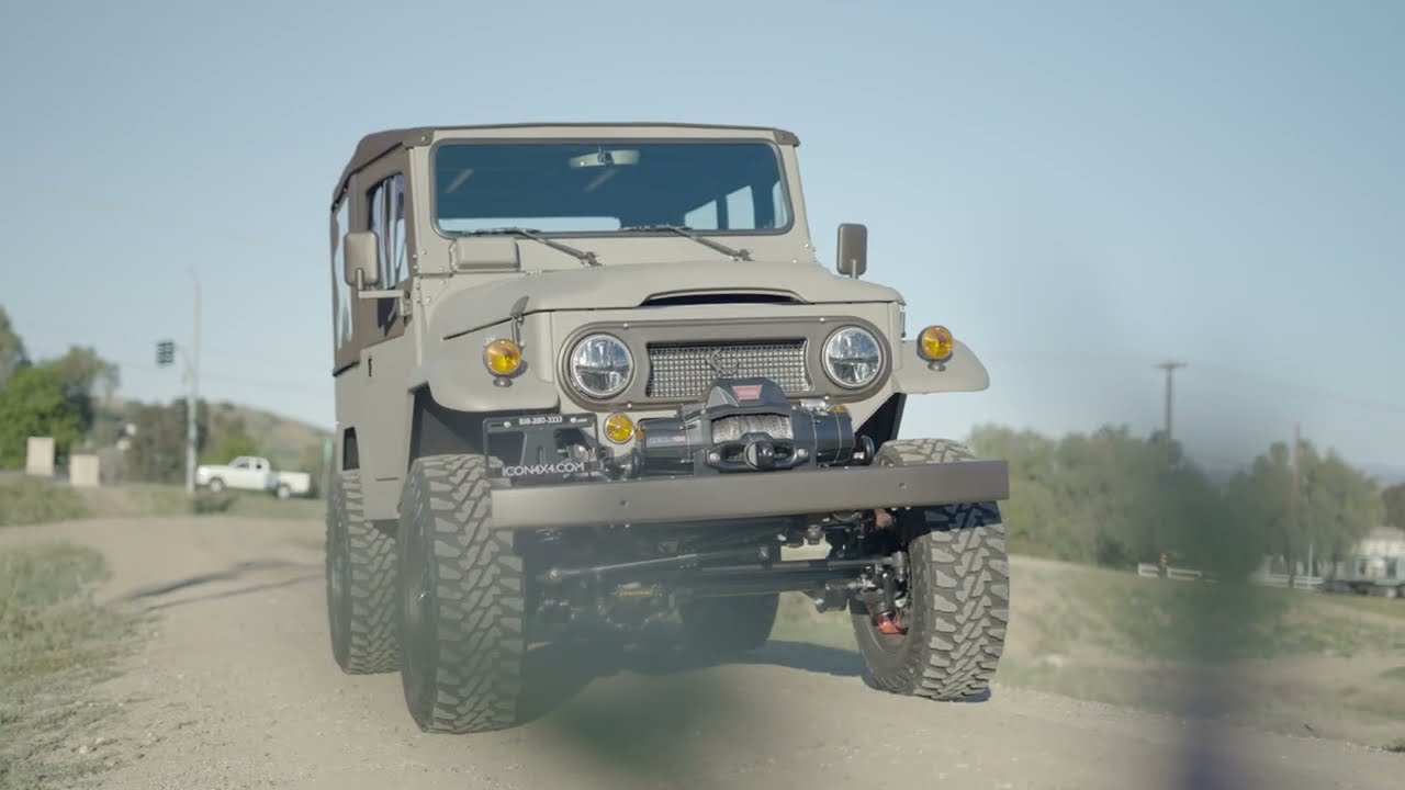 ICON Old School FJ40 #166 Restored And Modified Toyota Land Cruiser