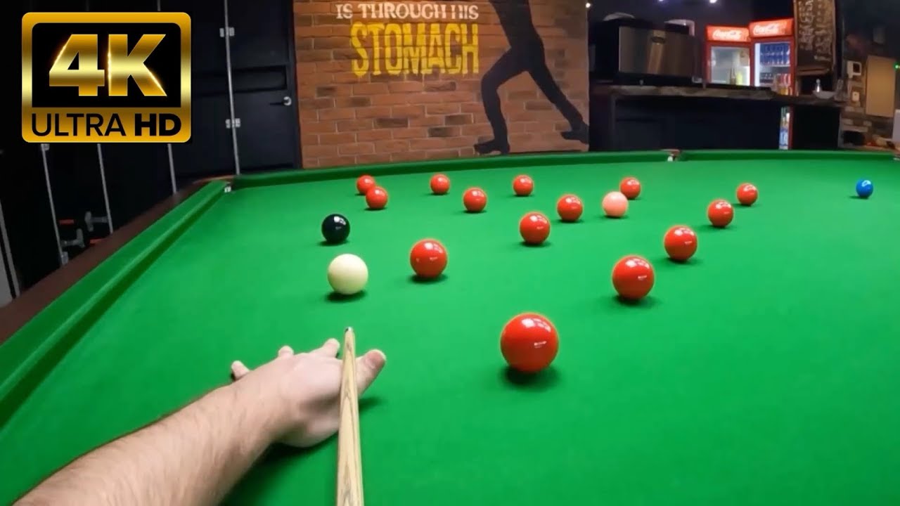 Snooker  Headcam & pov & Table View  Cue Ball Control  asmr  satisfying videos gopro