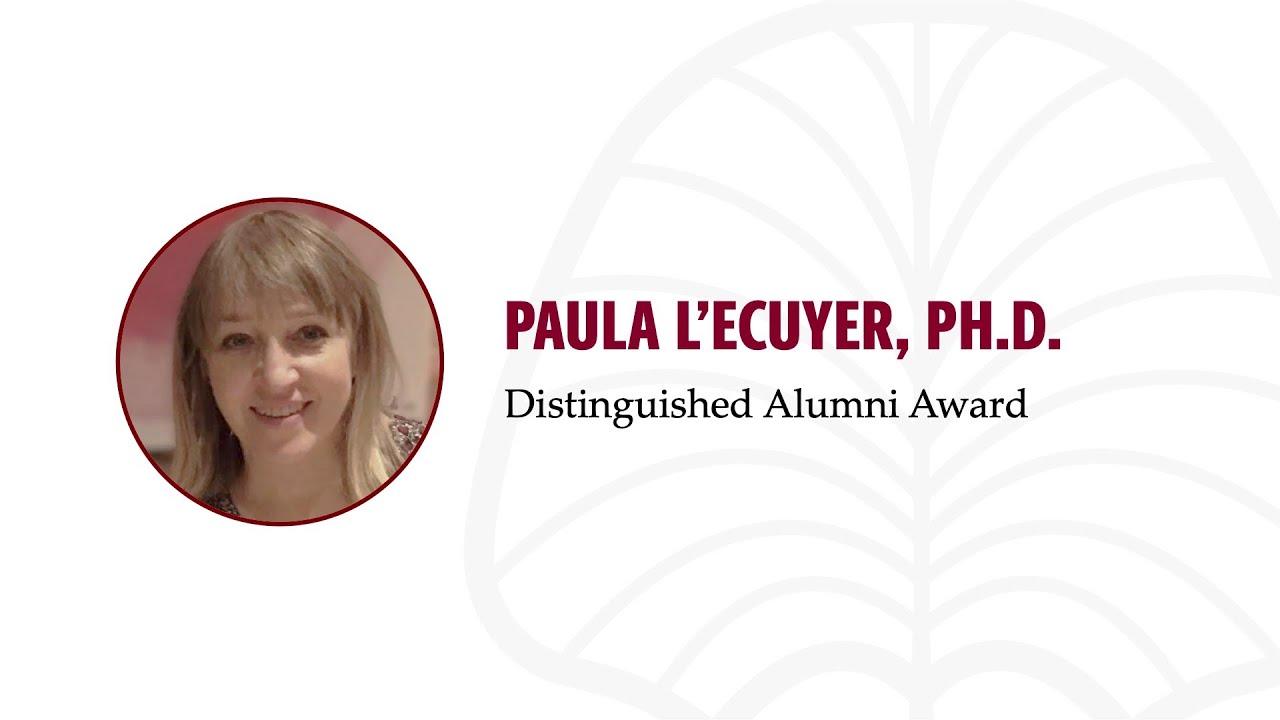 Recognition of Excellence 2025: Paula L'Ecuyer, Ph.D.