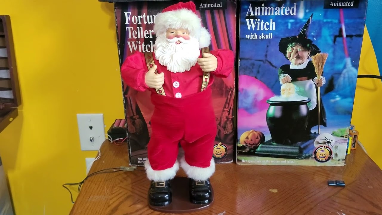 Blue ridge designs jingle bell rock santa.
