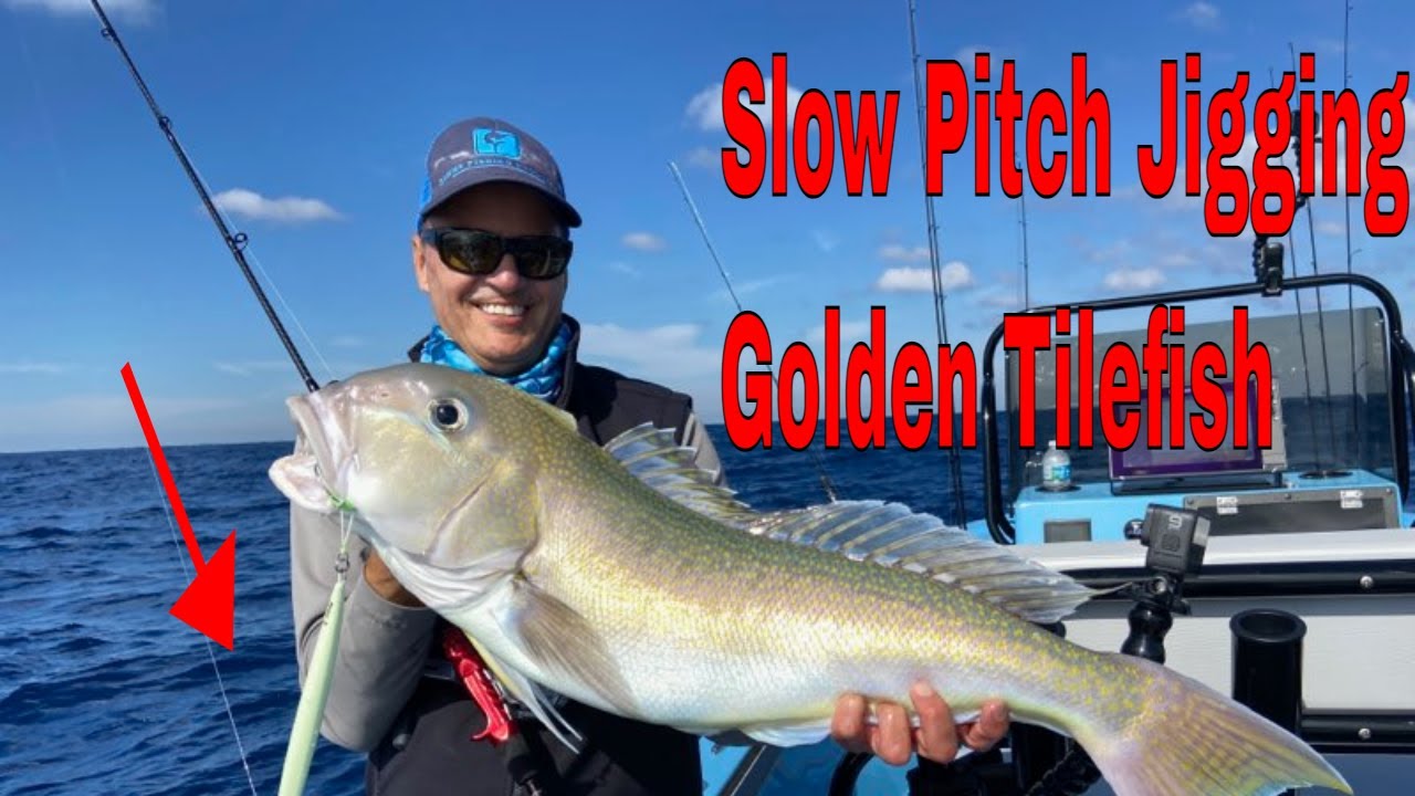 Slow Pitch Jigging Golden Tilefish | Black Grouper & Mutton Snapper | JohnnyJigs