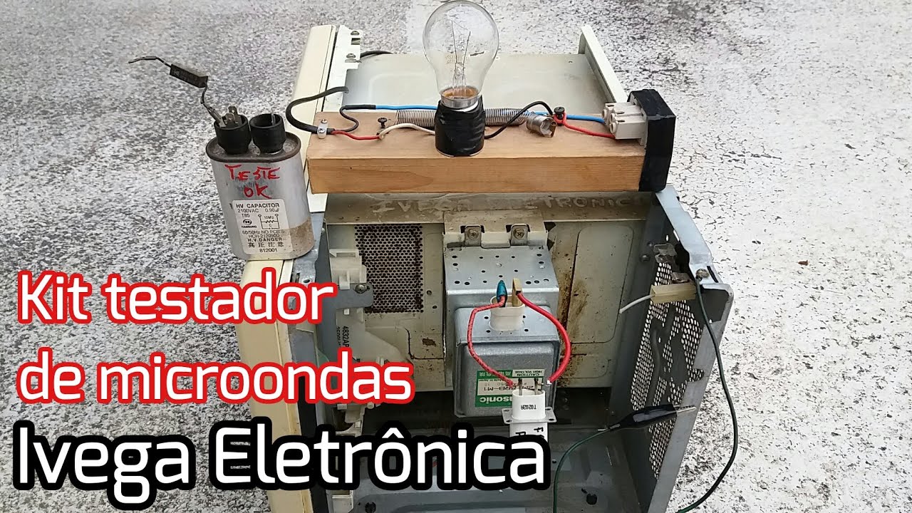 Simples Kit testador para microondas