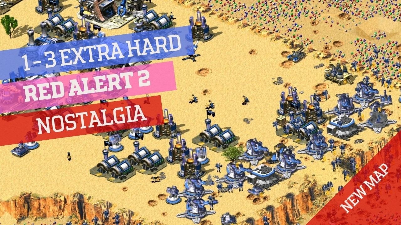 Red Alert 2 Gameplay Nostalgia | [Crate Zone Lake (1-4)] Extra Hard
