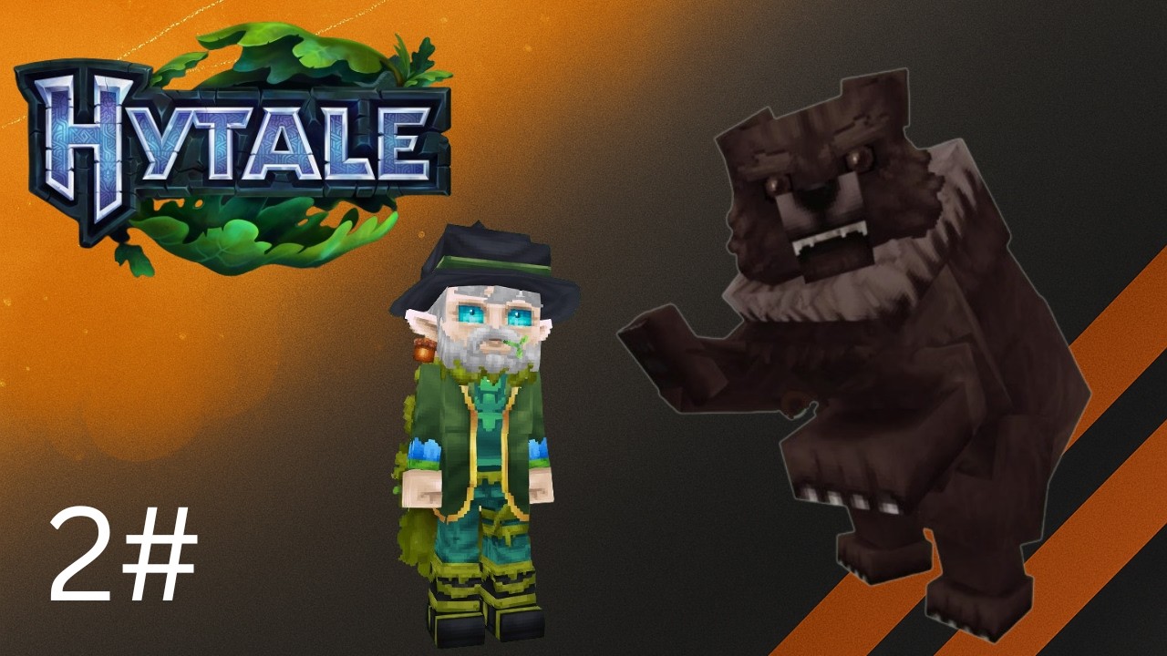 דוב כמעט אכל אותי ► Hytale 2#