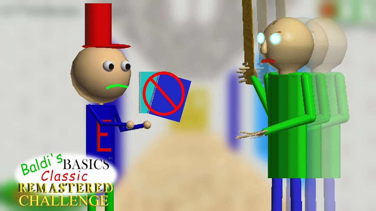 Выживание в Baldi's Basics Classic Remastered в бесконечном режиме за 30 минут без сбора блокнотов!