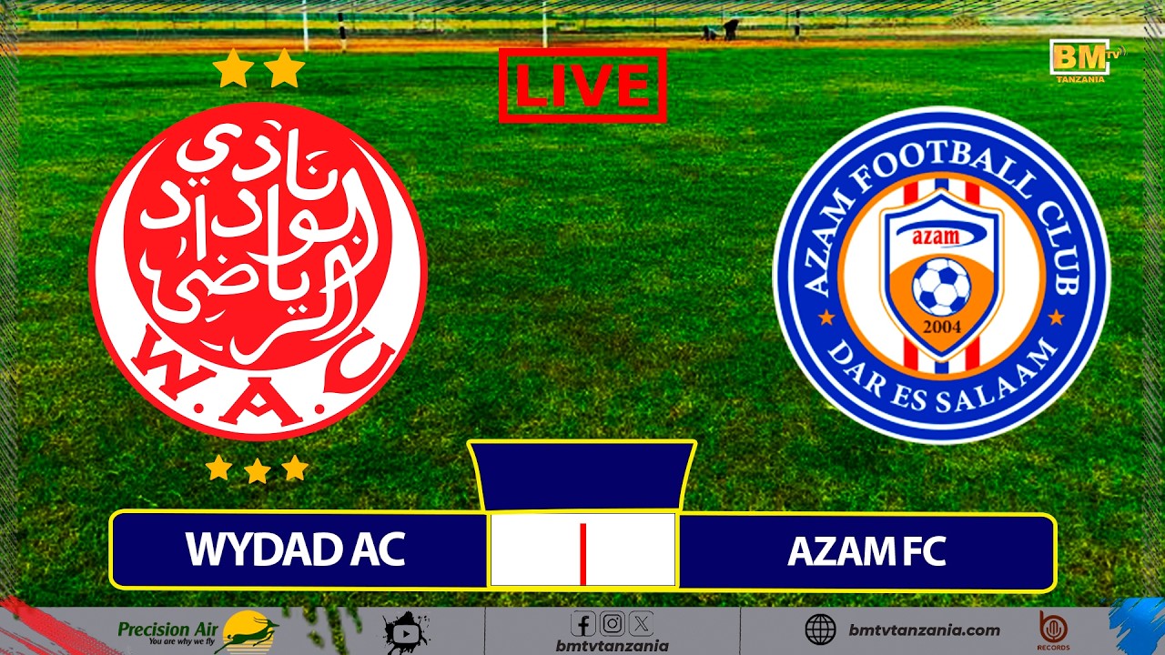🔴#LIVE: WYDAD CASABLANCA VS AZAM FC   -  CAF CONFEDERATION CUP