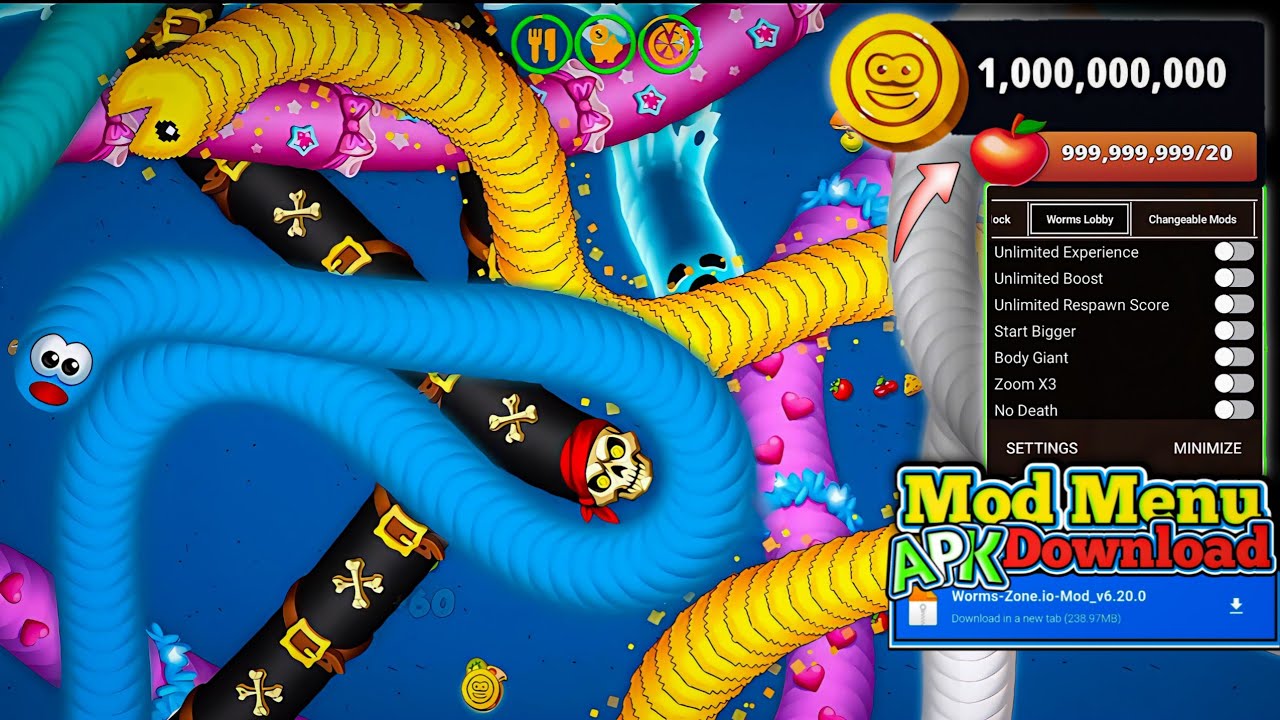 Worms Zone Mod Menu Apk Download | Tutorial Bangla Video | Faruk Gamer