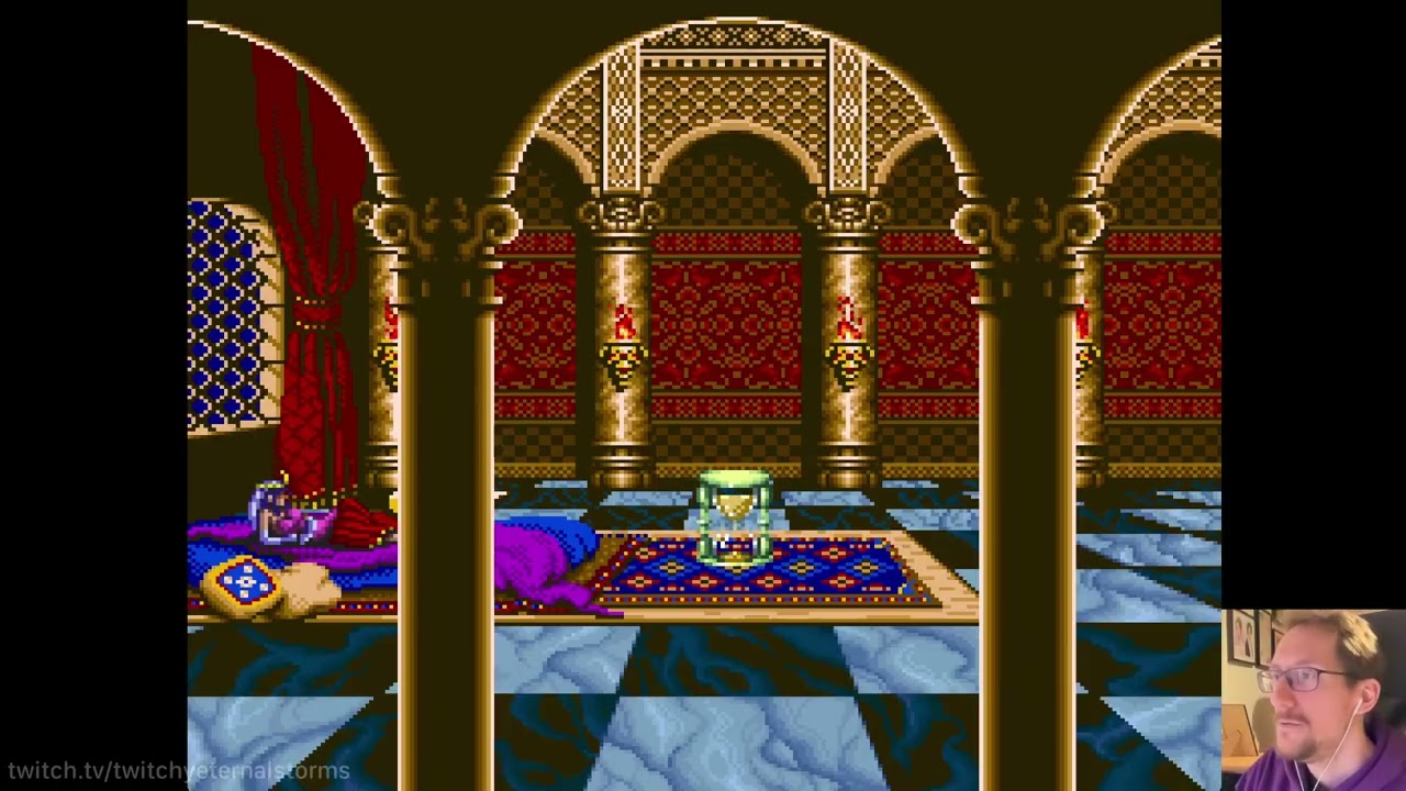 Let's Play Prince of Persia (SNES) - Part 3 - Got a plate loose