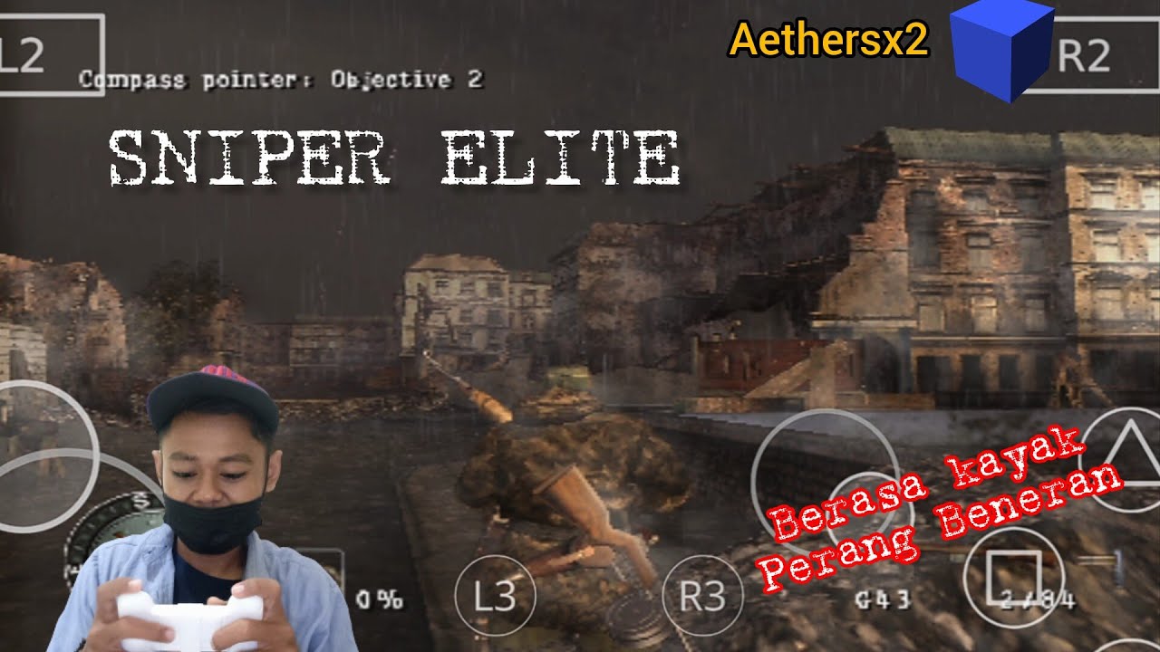 MAIN GAME PS2 : di ANDROID - SNIPER ELITE (PS2) Aethersx2 part_1 