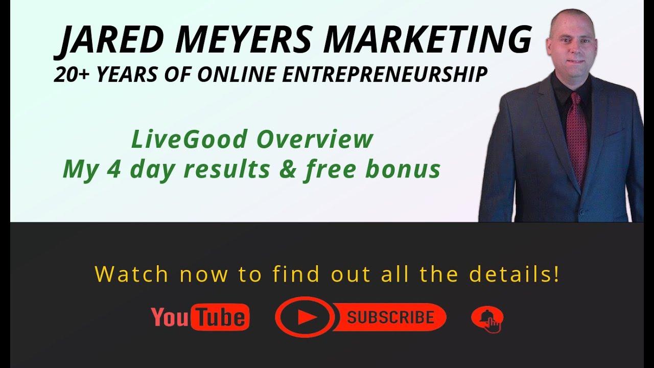 LiveGood Overview | My 4 Day Results & FREE Bonus