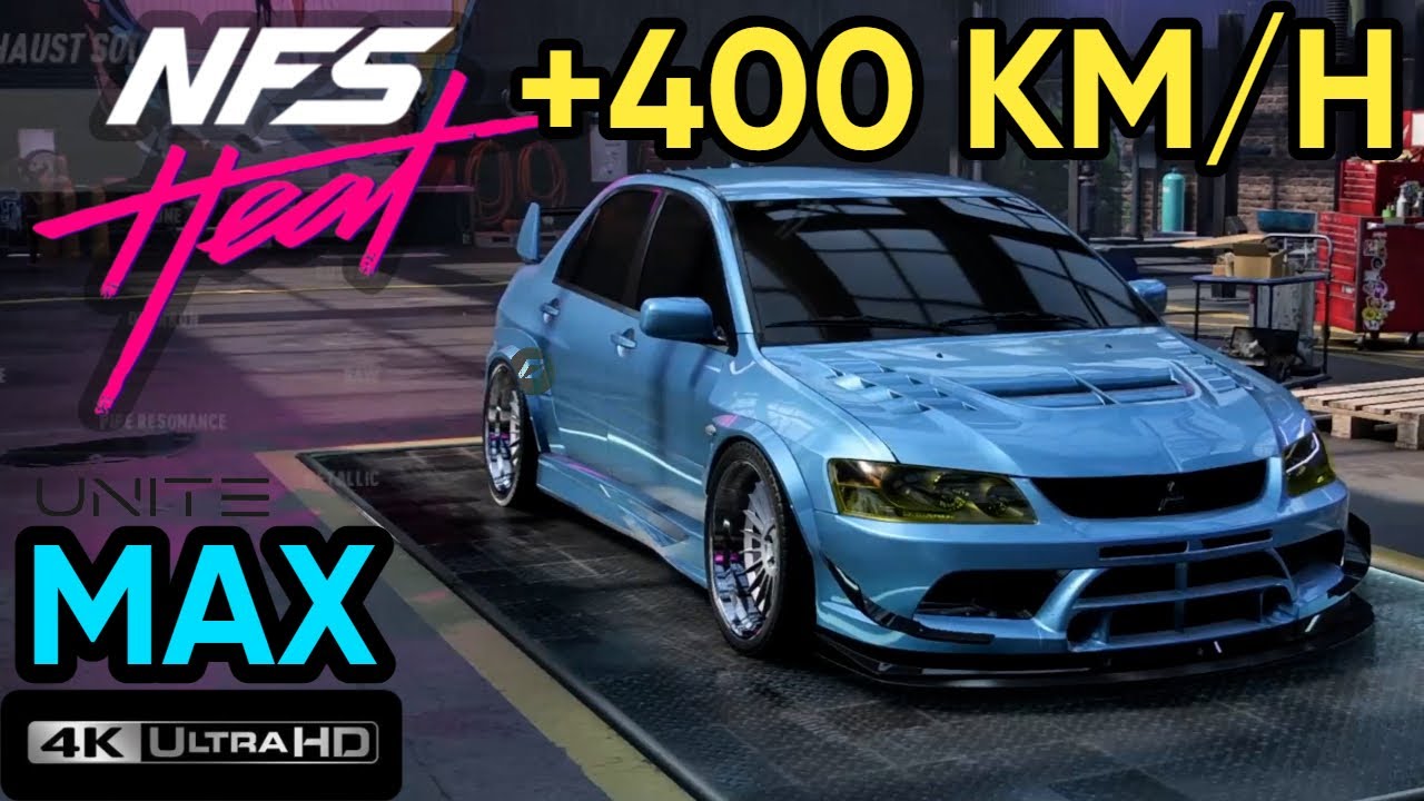 Need for Speed Heat UNITE  mode -  MITSUBISHI LANCER EVOLUTION IX Customization | Max Build 400+