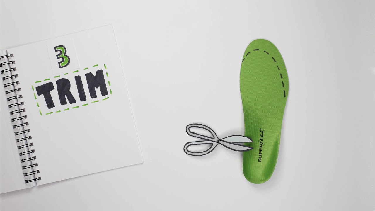 Superfeet How to Trim Insoles