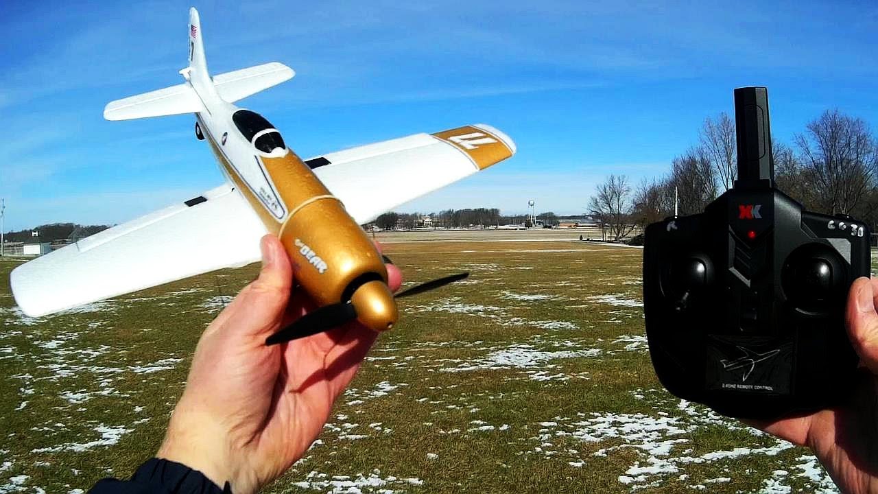 XK A260 Rarebear 3D 6G Stabilized 4 Channel RC Airplane Flight Test Review