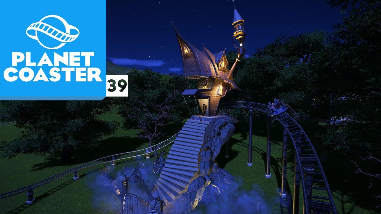 MONTANHA-RUSSA DE HALLOWEEN 🎃 | Planet Coaster #39
