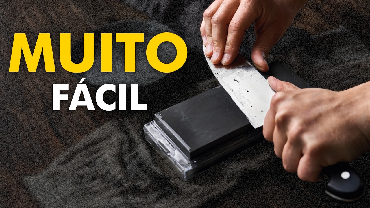 COMO AFIAR UMA FACA ZWILLING PRO NA PEDRA E STROP