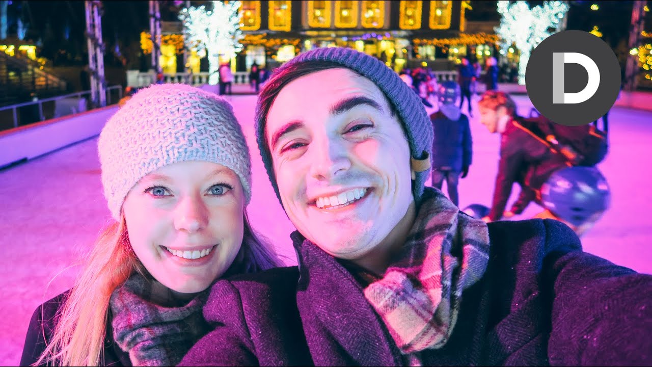 I CAN'T ICE SKATE & MAXCAM - VLOGMAS Day 23
