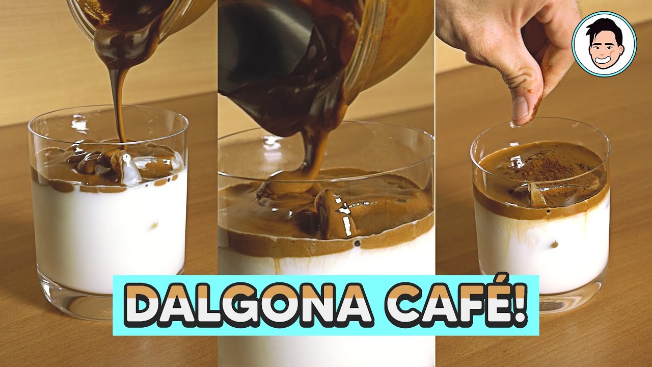 DALGONA CAFÉ - COMO FAZER O CAFÉ FAMOSO COREANO DO TIKTOK ! I Jovem Han