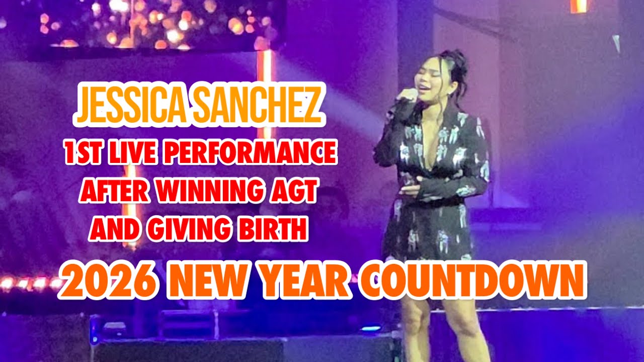 JESSICA SANCHEZ (AGT GRAND CHAMPION) FULL PERFORMANCE | 2026 NEW YEAR COUNTDOWN