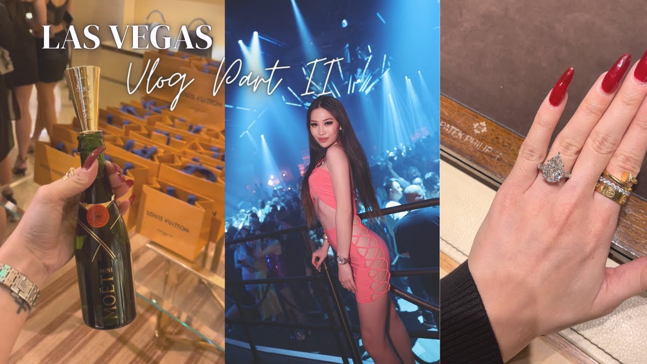 Vegas Vlog 2 | EDC Skydeck, Louis Vuitton & Moet, Richard Mille try-on, Resorts World Palace