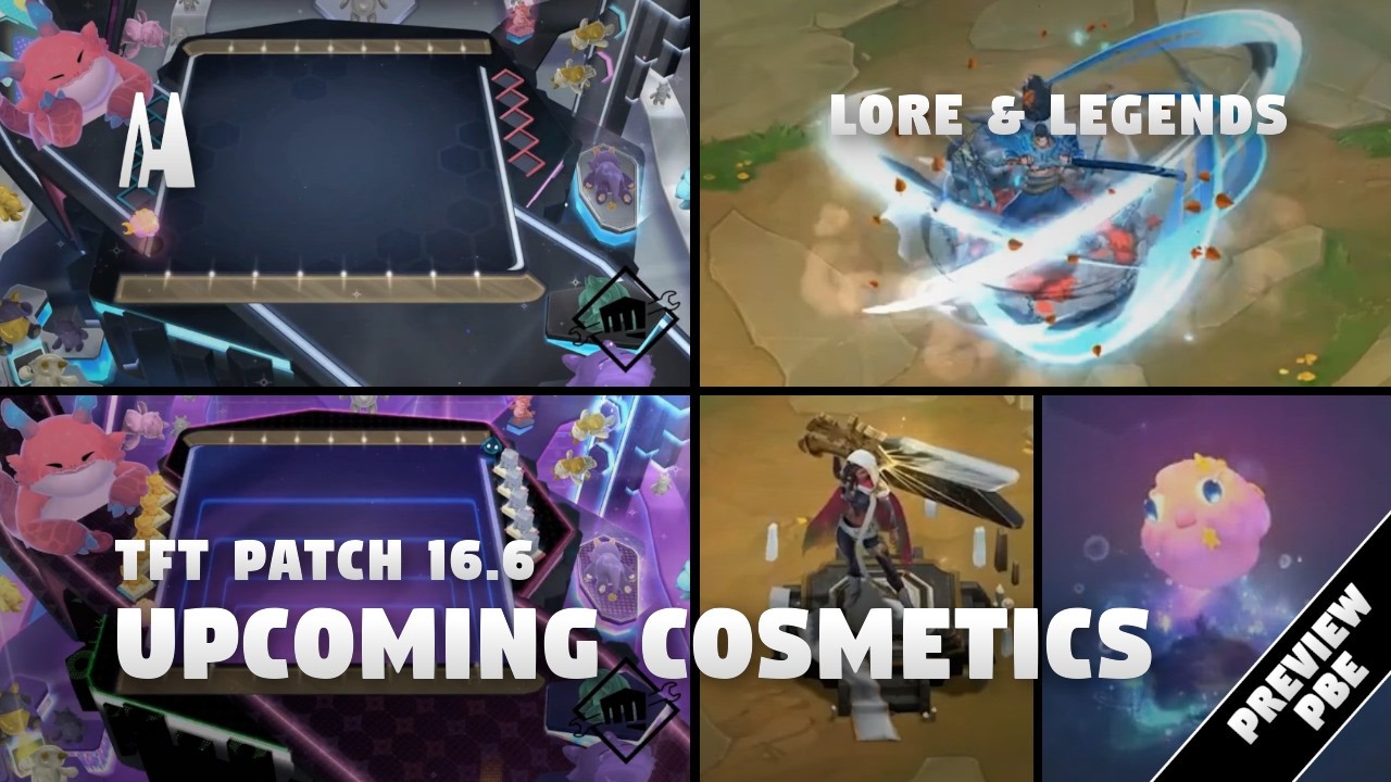 ALL UPCOMING COSMETICS | PBE PREVIEW | TFT 16.6