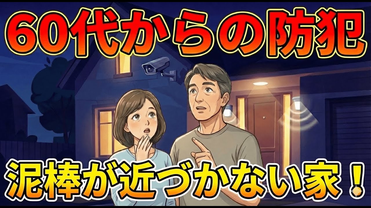 泥棒が「諦める」家の特徴とは？60代からの暮らしを守る8つの知恵【シニアの防犯】
