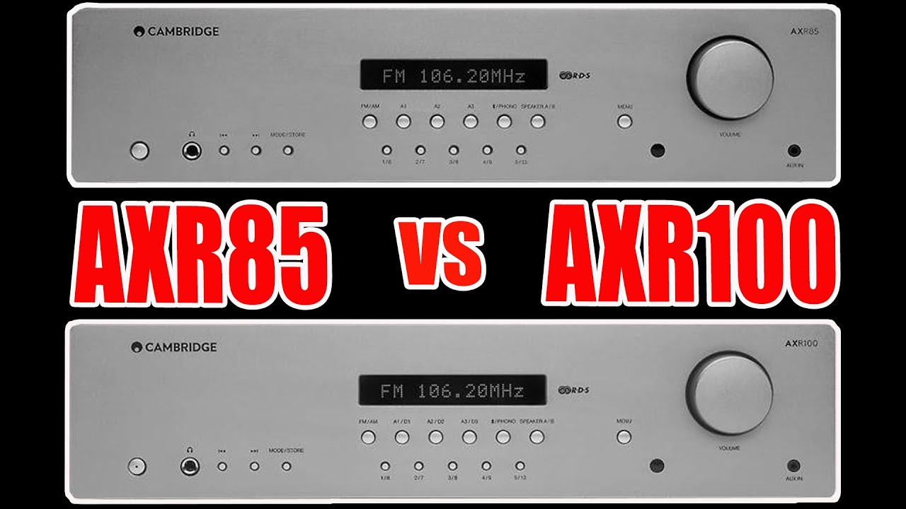 Cambridge Audio AXR85 vs AXR100 Comparison with KEF LS50Meta [Blind Test] [Marantz PM7000N]