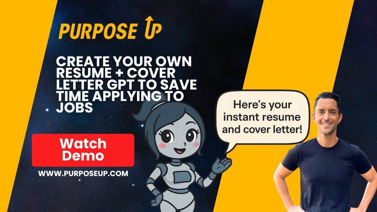 How to Create Your Own Resume + Cover Letter GPT in 10 Minutes
