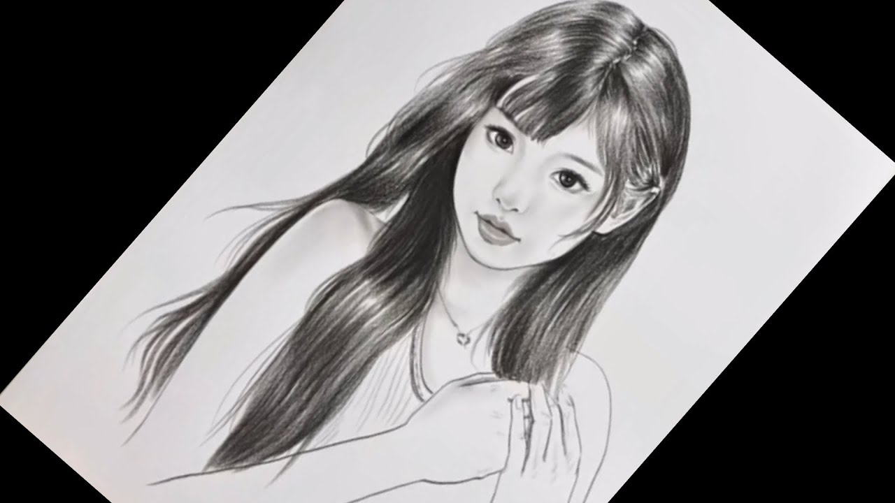 How to draw Girl -Drawing Tutorial || Pencil sketch for beginner || Girl drawing
