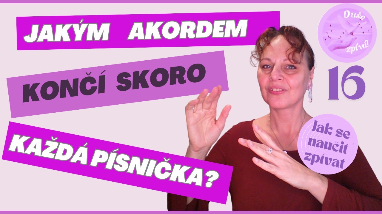 Základ INTONACE - orientace V TÓNINĚ | Jak se naučit zpívat #16 |  Markéta Hausnerová