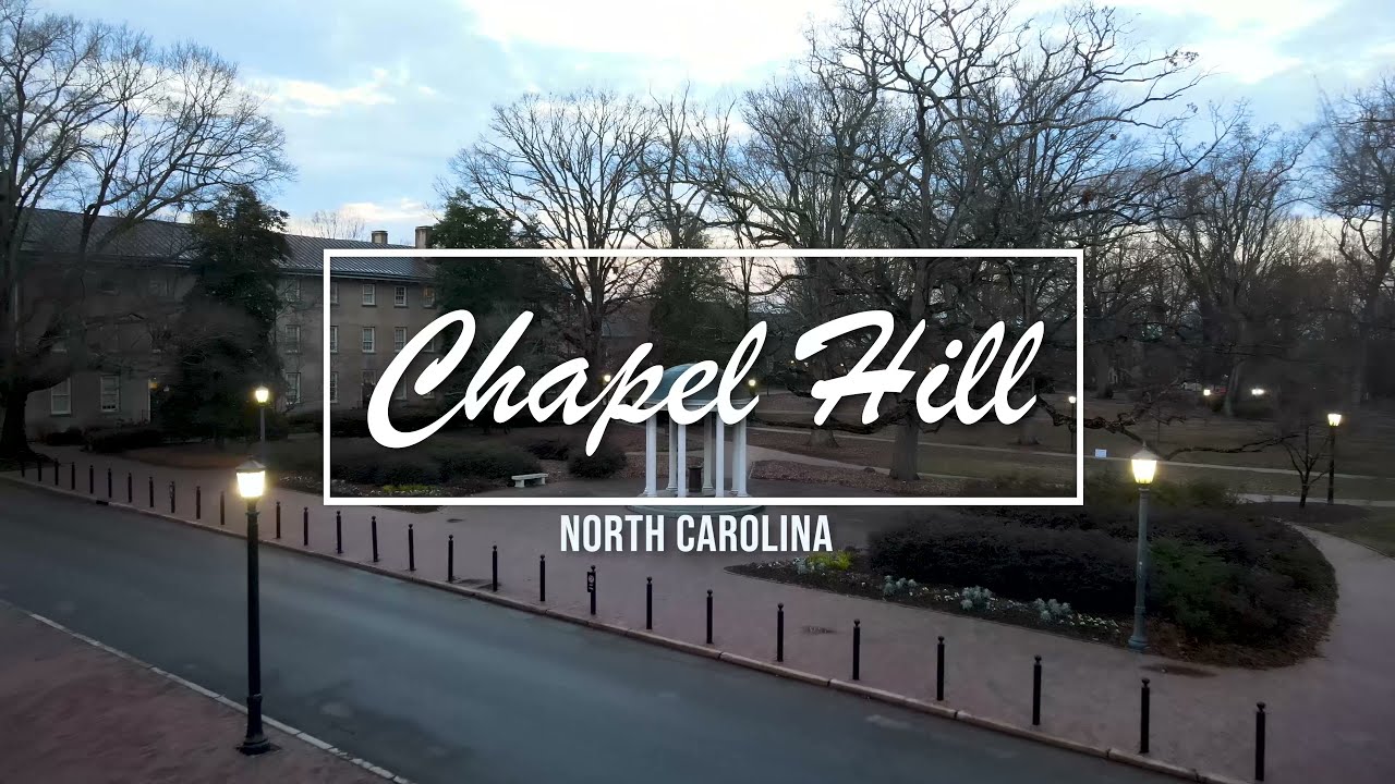Chapel Hill, North Carolina 4K Drone Stock Footage